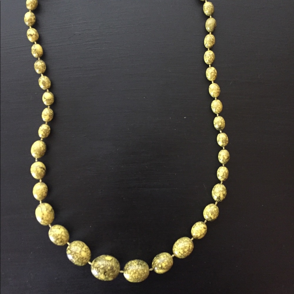 Yellow necklace